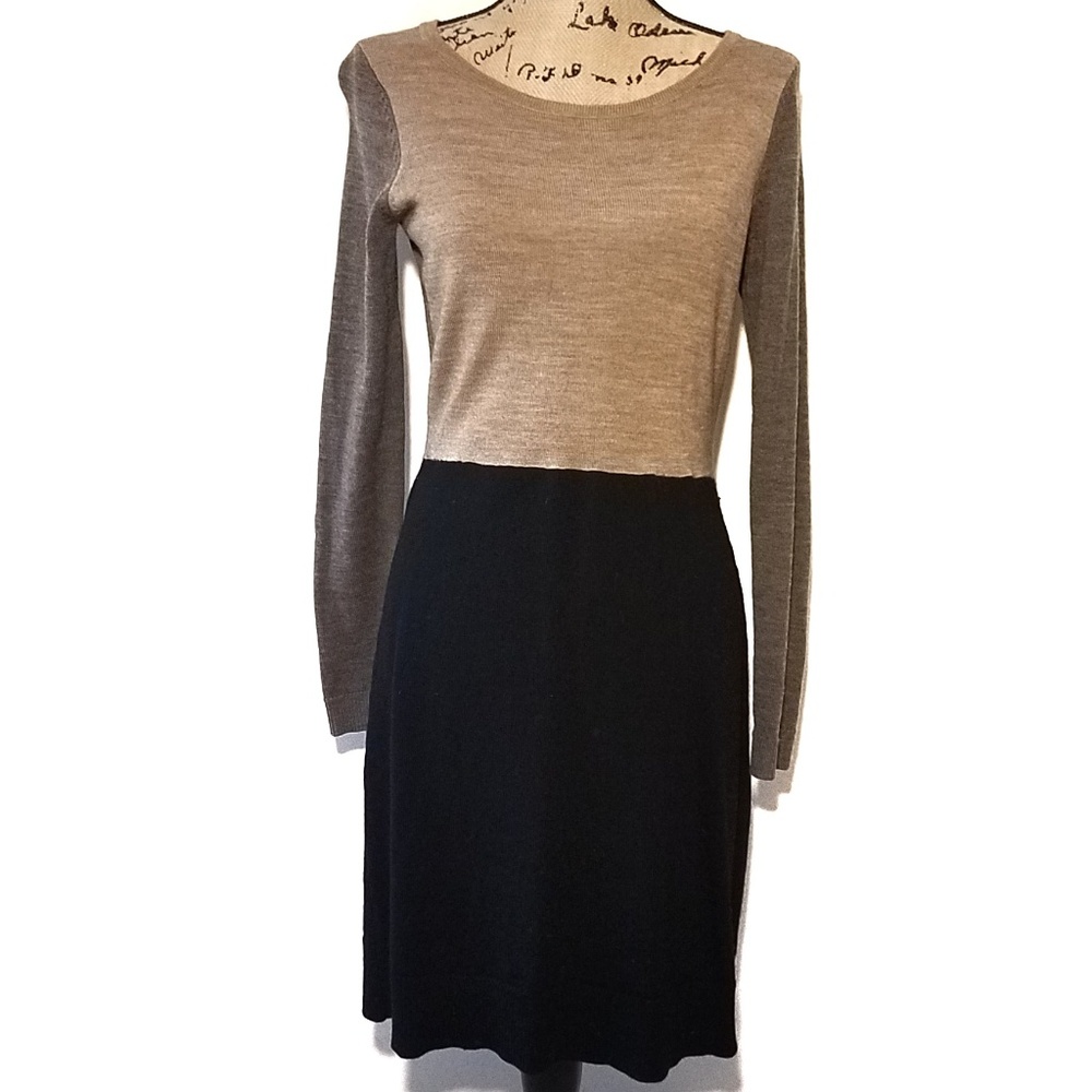 The Limited color block sweater dress